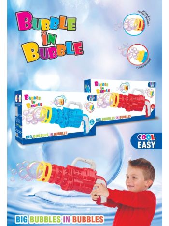 Bubbles Gun for Toddlers Gatling Bubble Machine Gun