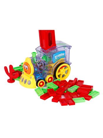 Blocks Train Rally Electric Toy Set with Building Blocks