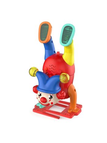 Clown Upside Down Handstand Joker Toys Dancing Toy Walking Clown Toy for Kids 